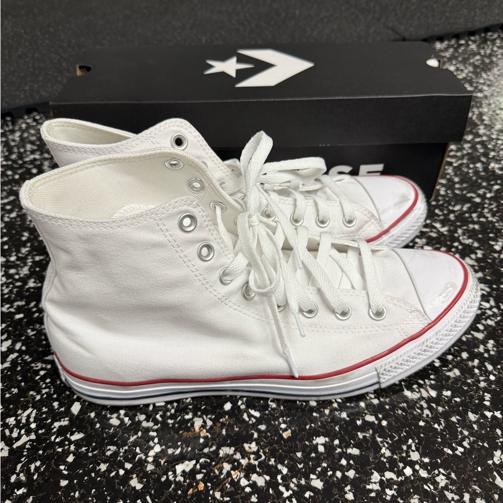 White Converee Chuck Taylor High-Top Sneakers
